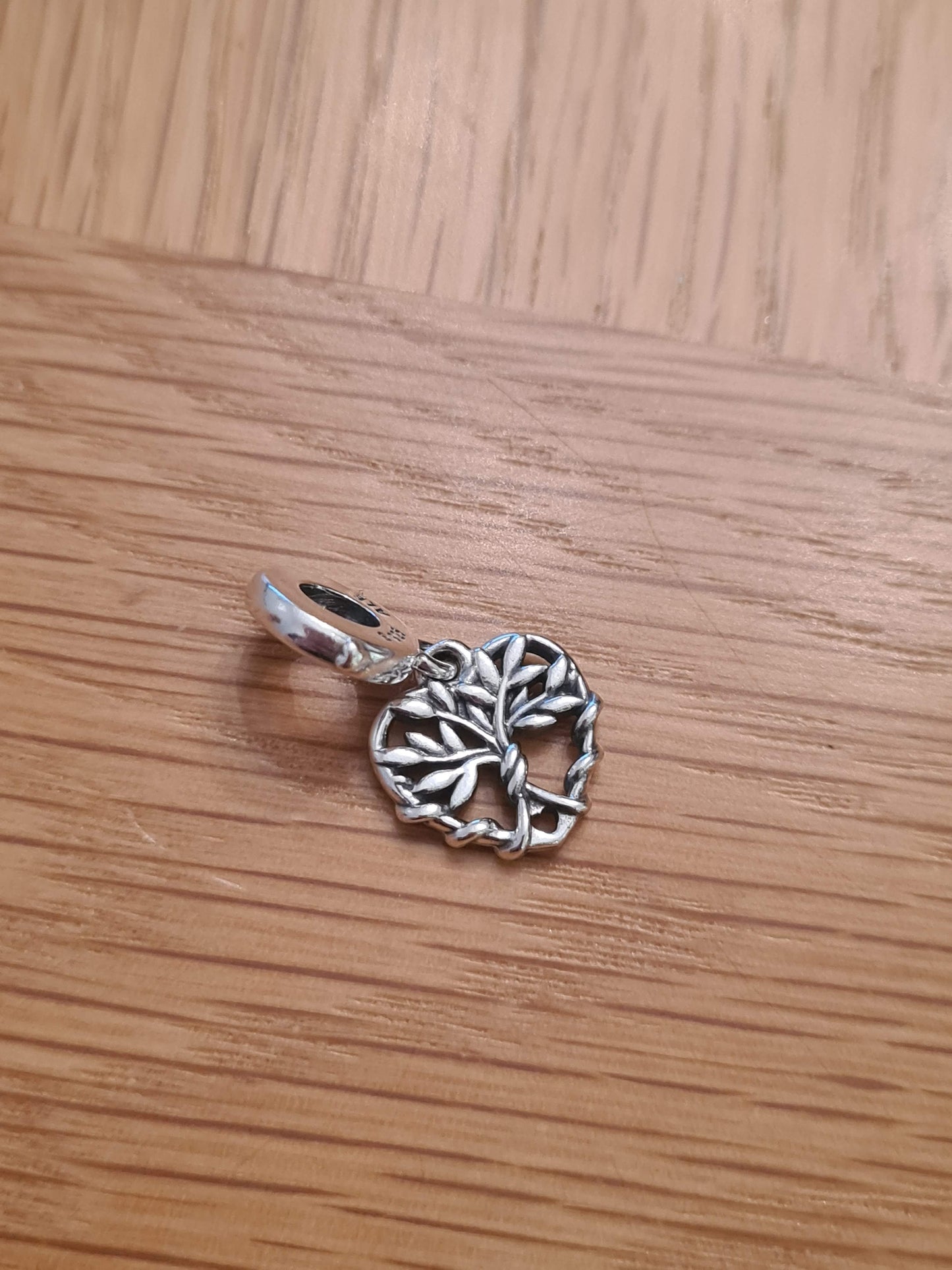 Genuine Pandora Family Tree Heart Knot Dangle Heart