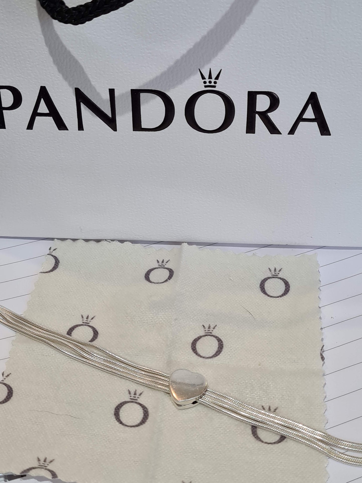 Genuine Pandora Plain Silver Heart Reflexions Clip Charm