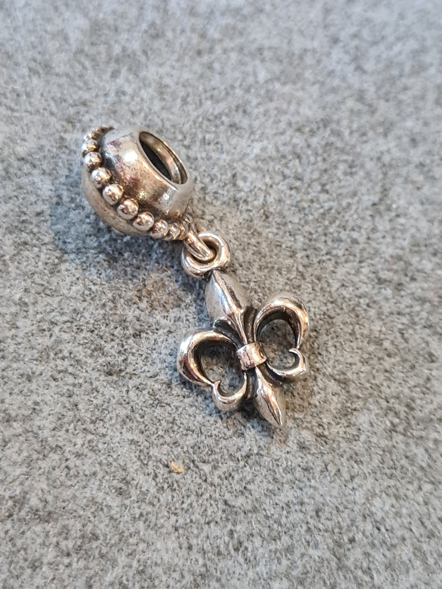 Genuine Pandora Flur Fluer De Lis Dangle Charm