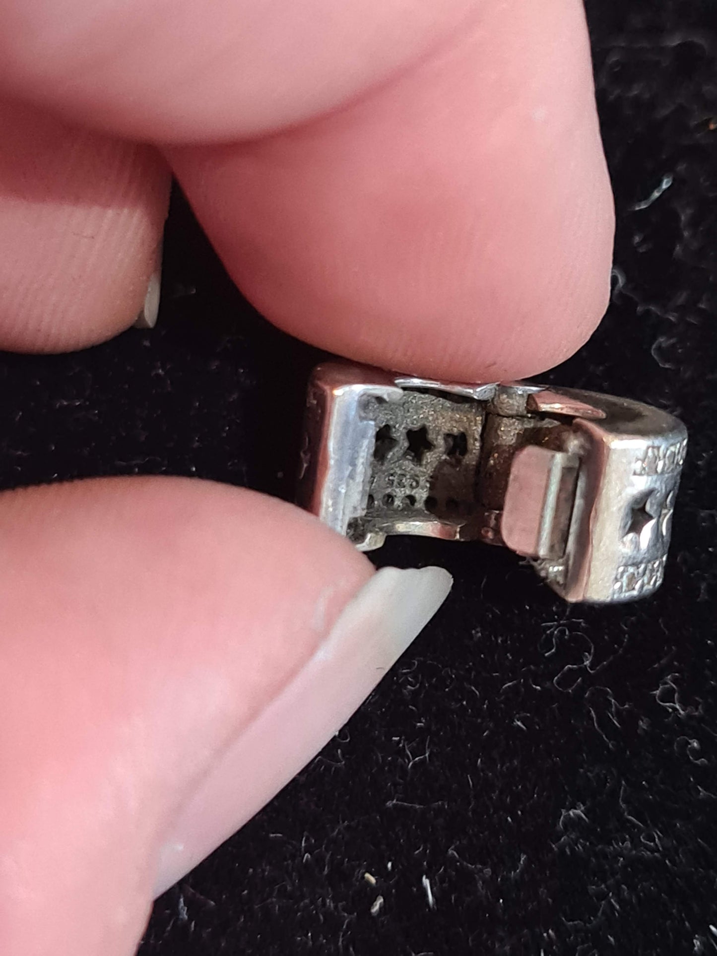 Genuine Pandora Pave Star Clip