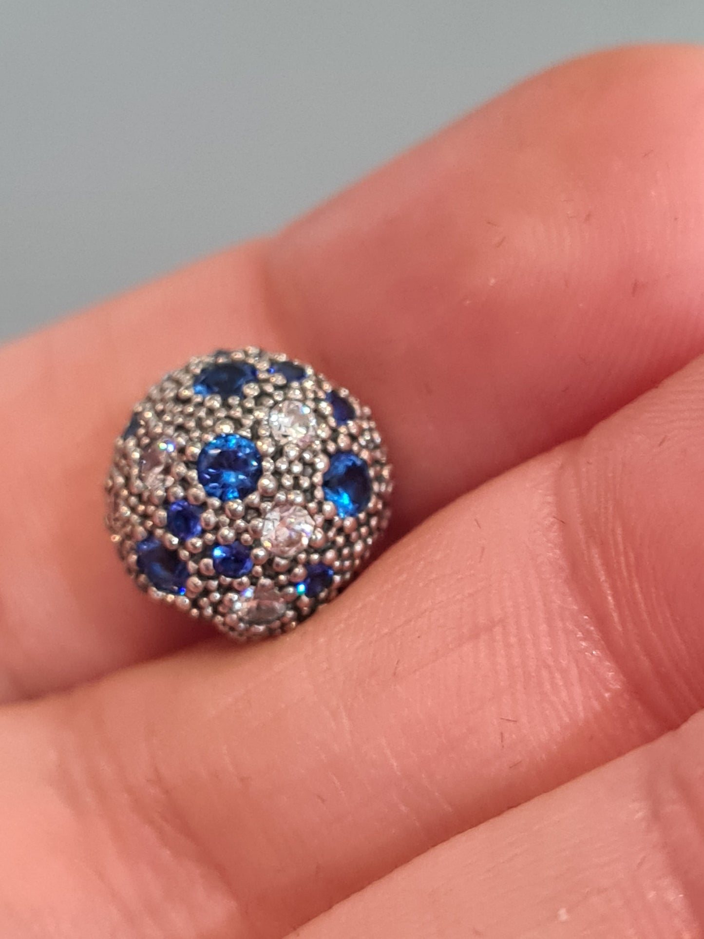 Genuine Pandora Blue Cosmic Clip