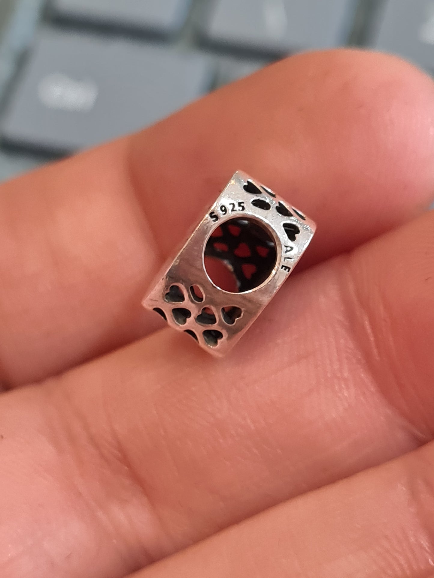 Genuine Pandora Heart With Messages of Love Charm