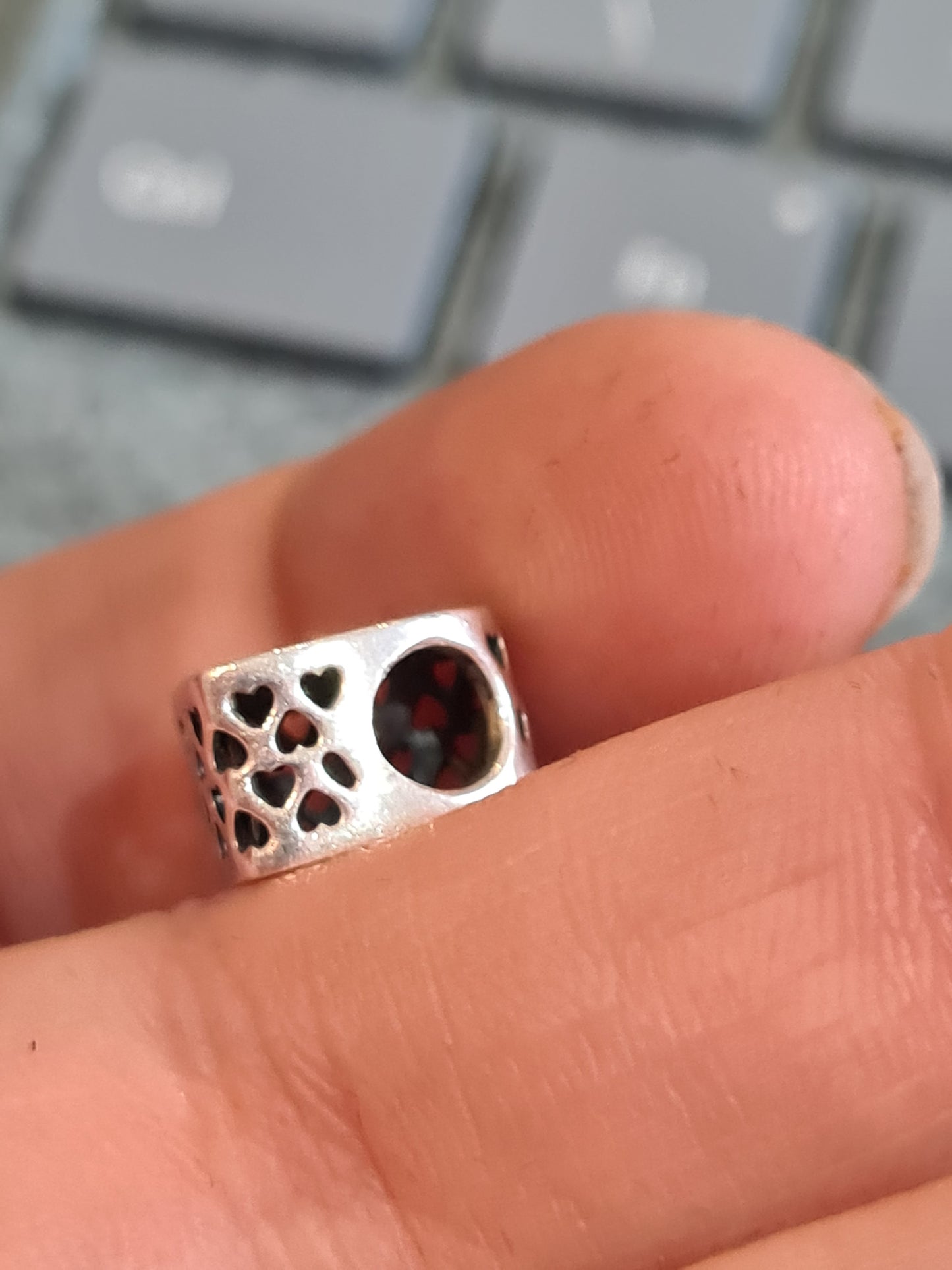 Genuine Pandora Heart With Messages of Love Charm