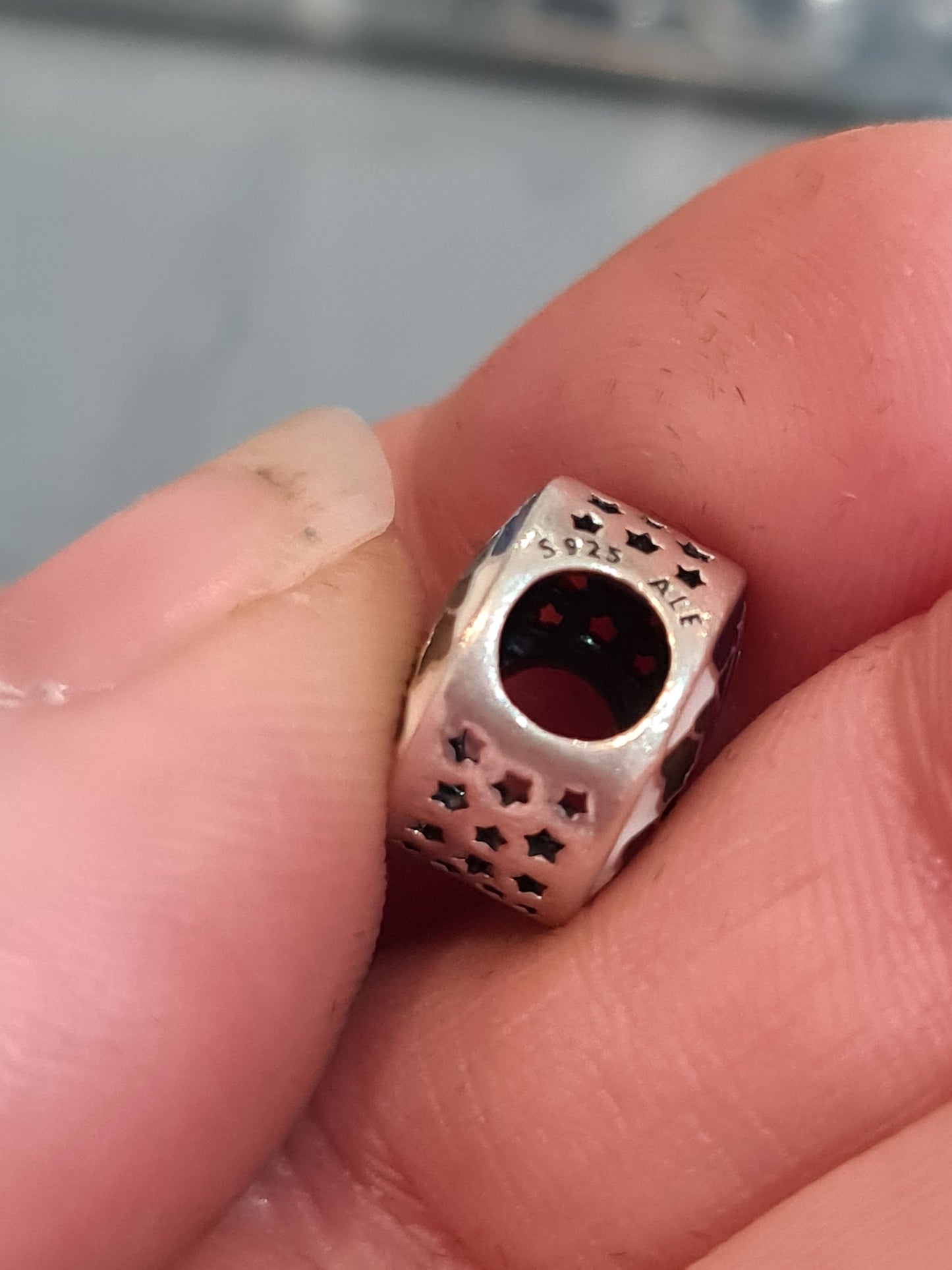 Genuine Pandora Winter Snowy Enamel Scene Snowman Xmas Christmas Charm