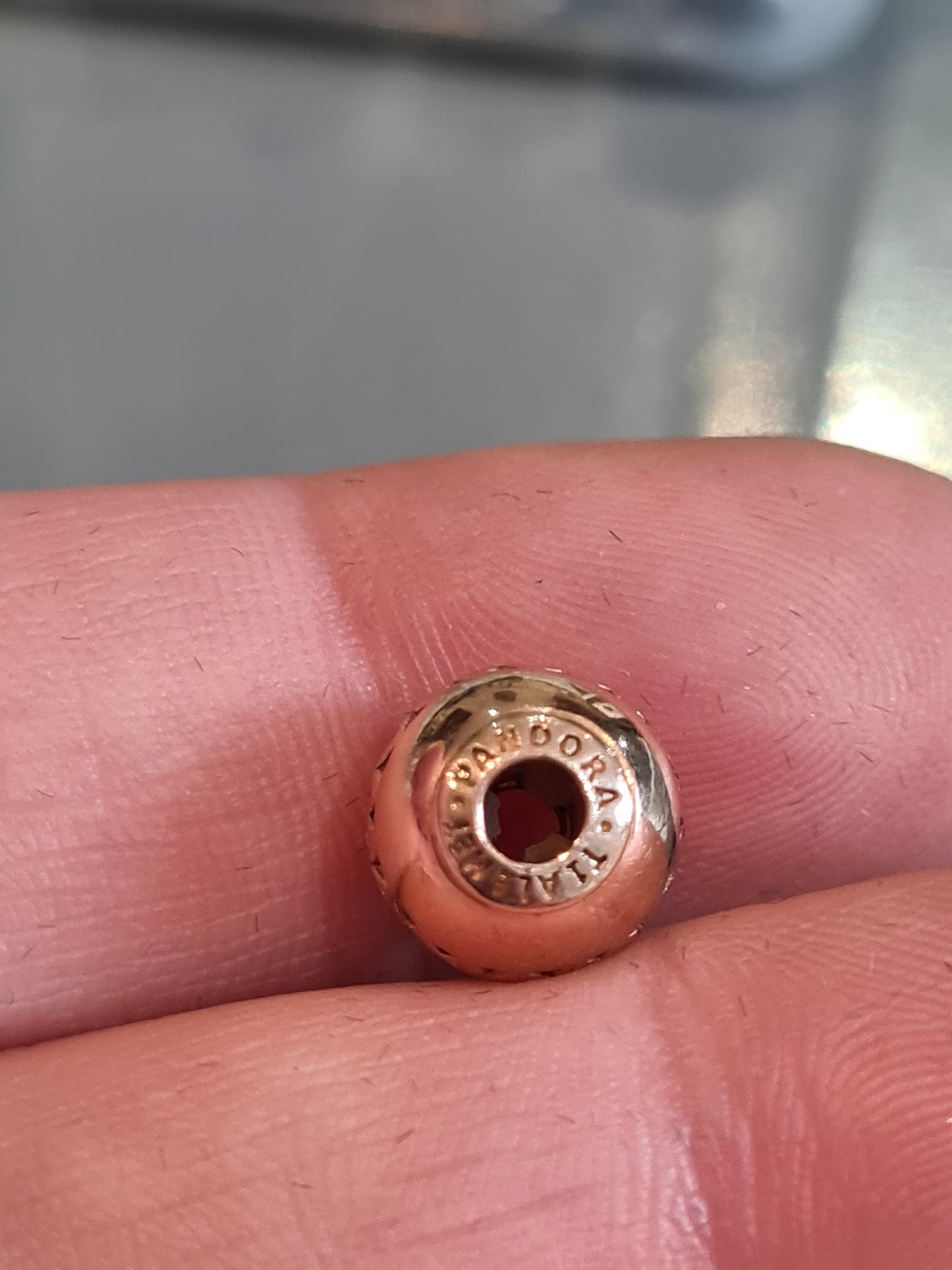 Genuine Pandora Essence Rose Gold Caring Charm