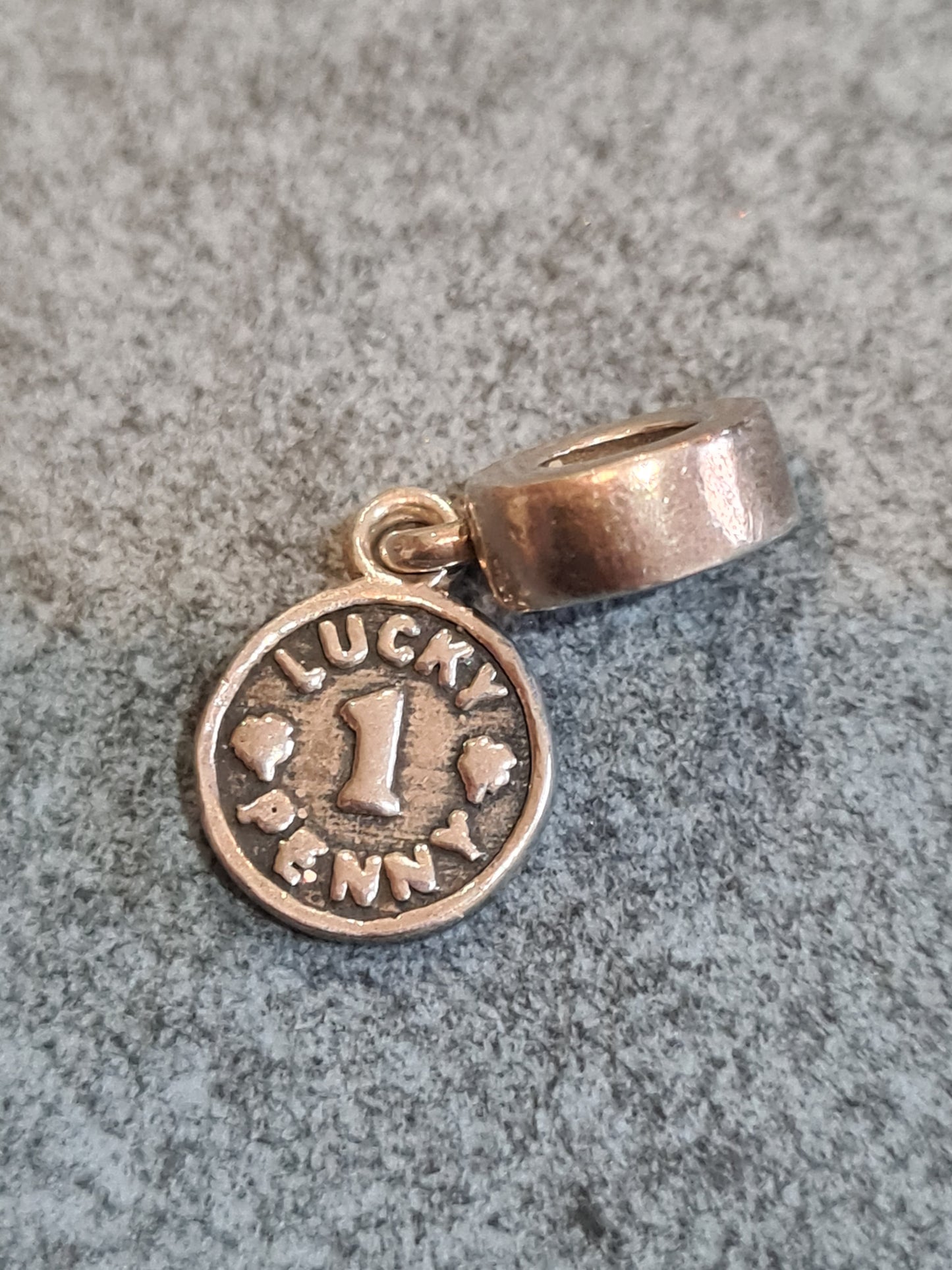Genuine Pandora Lucky Penny Dangle Charm