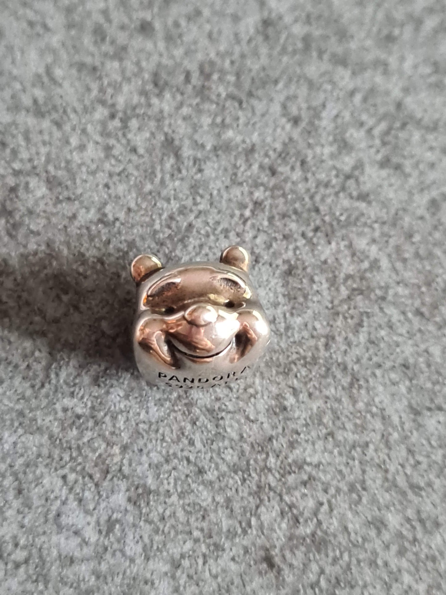 Genuine Pandora Winnie The Pooh Charm Face Cute Disney