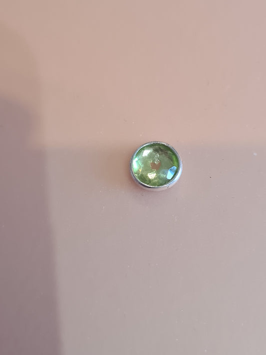 Genuine Pandora Green Glass Birthstone Petite Charm