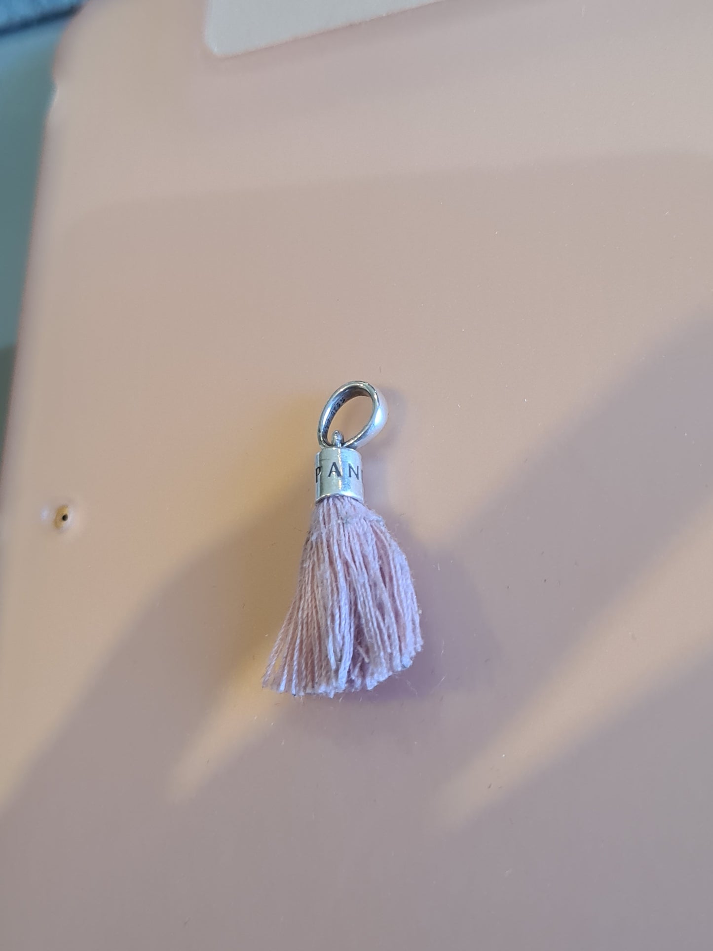 Genuine Pandora Pink Tassel Charm