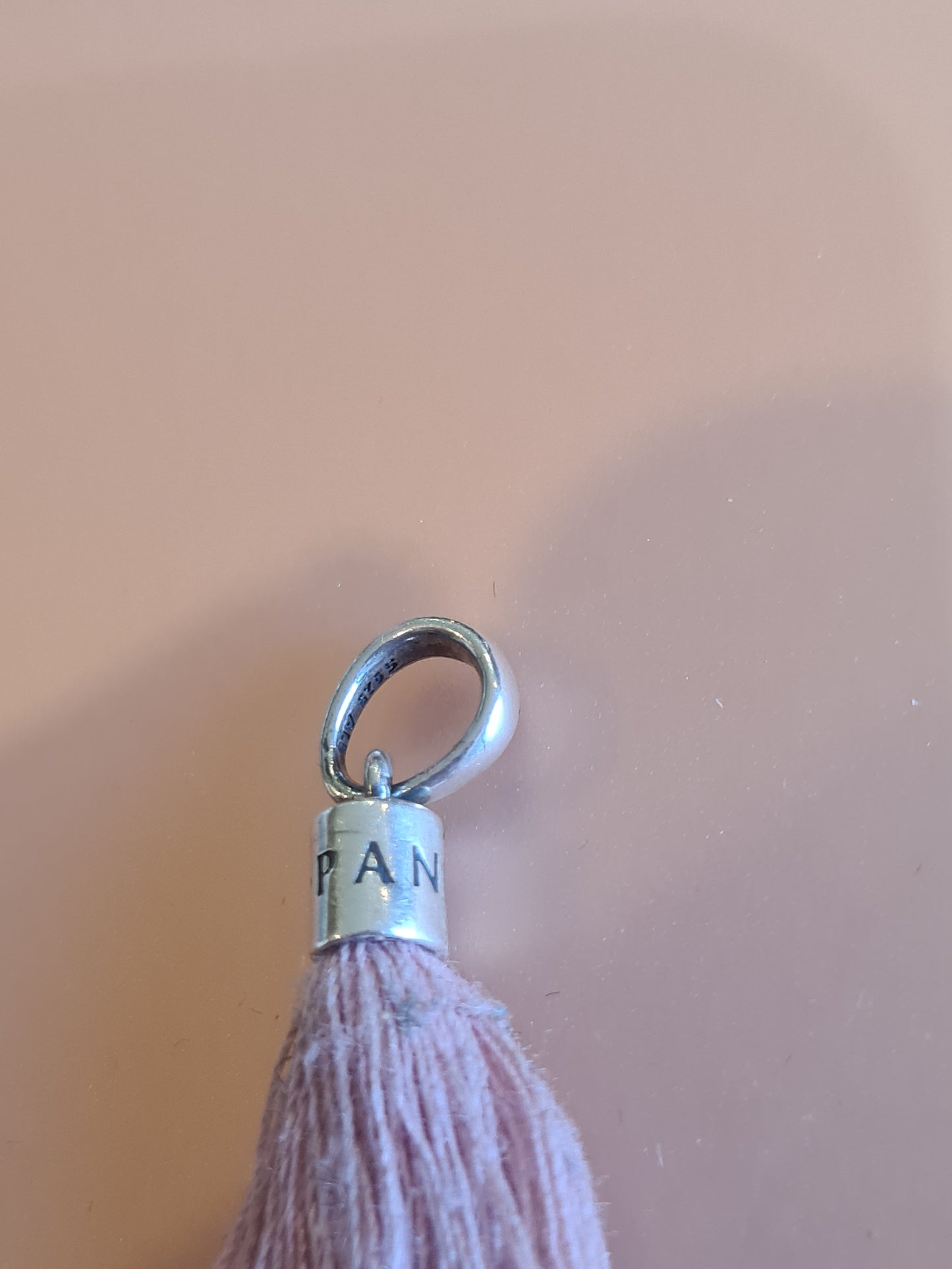 Genuine Pandora Pink Tassel Charm