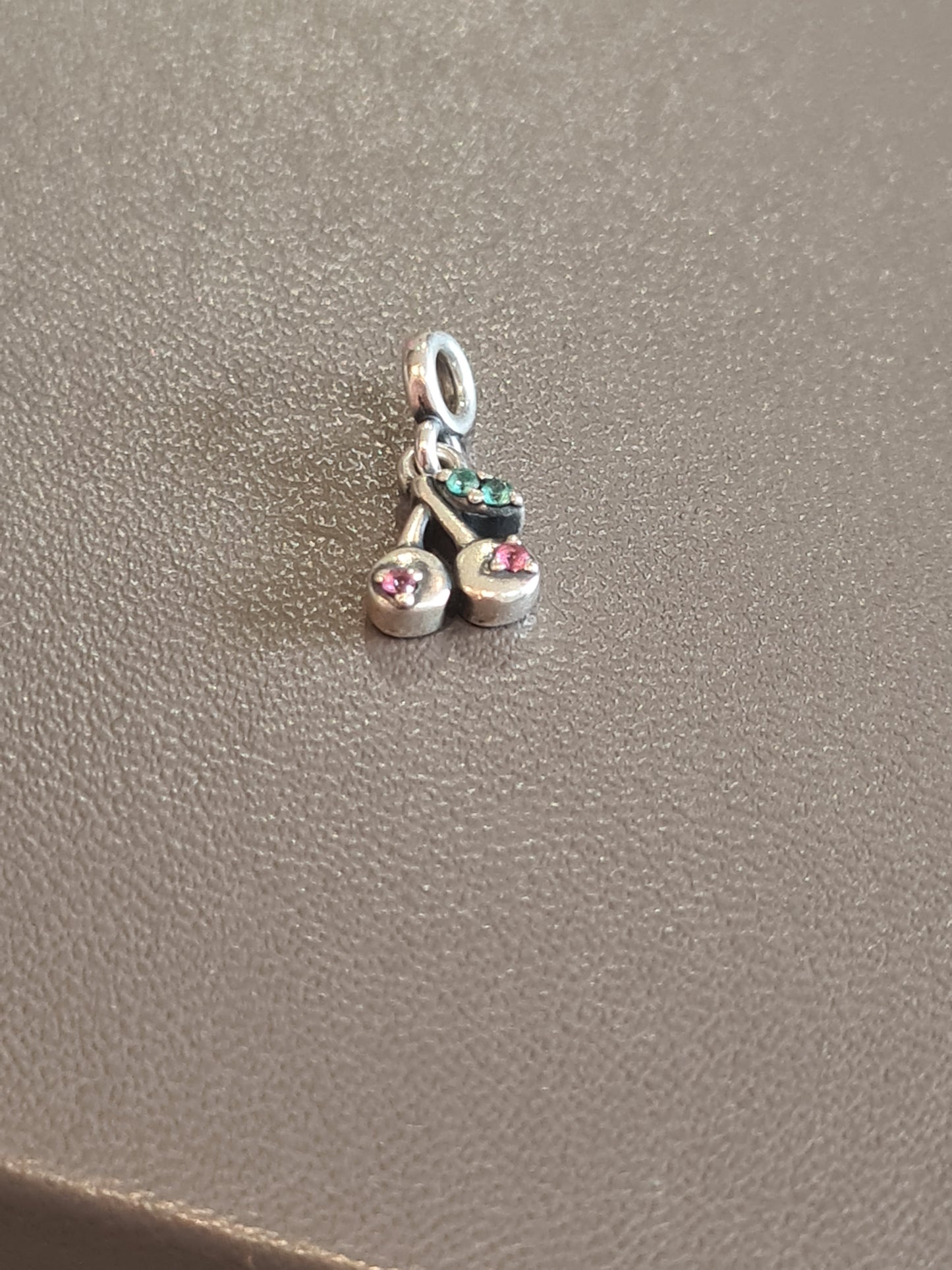 Genuine Pandora Essence Me Dangle Tiny Pave Cherry Dangle Charm