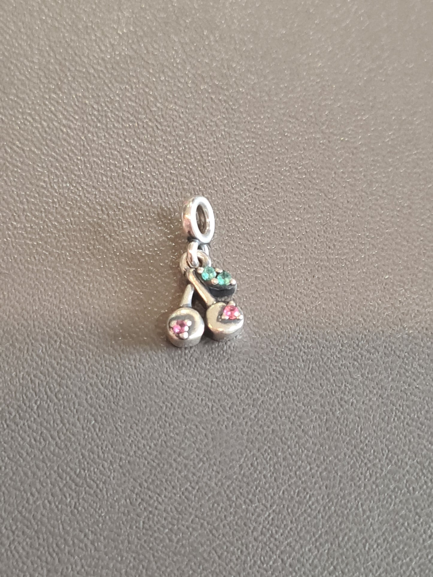 Genuine Pandora Essence Me Dangle Tiny Pave Cherry Dangle Charm