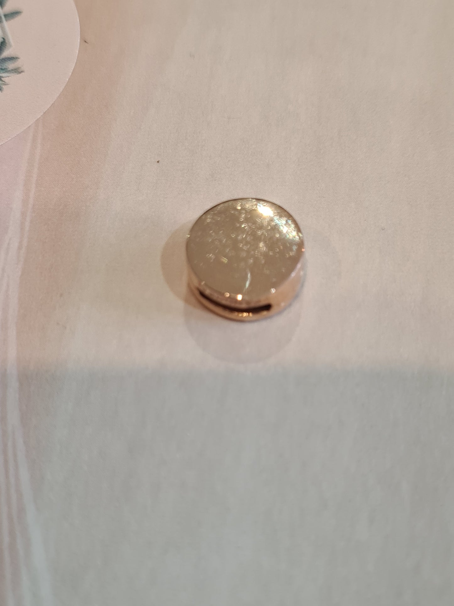 Genuine Pandora Rose Gold/ Shine Reflexions Charm Pave Circle
