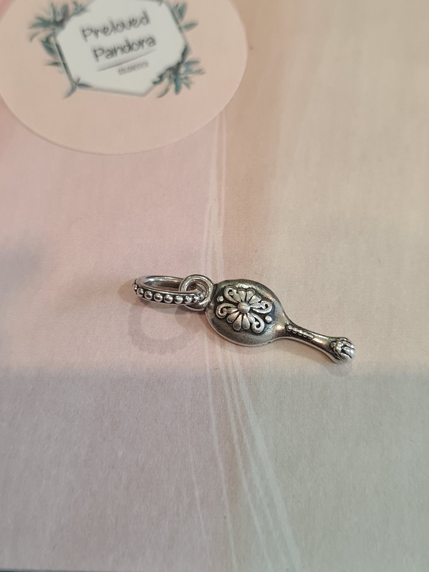 Genuine Pandora Vanity Mirror Dangle Charm Retired