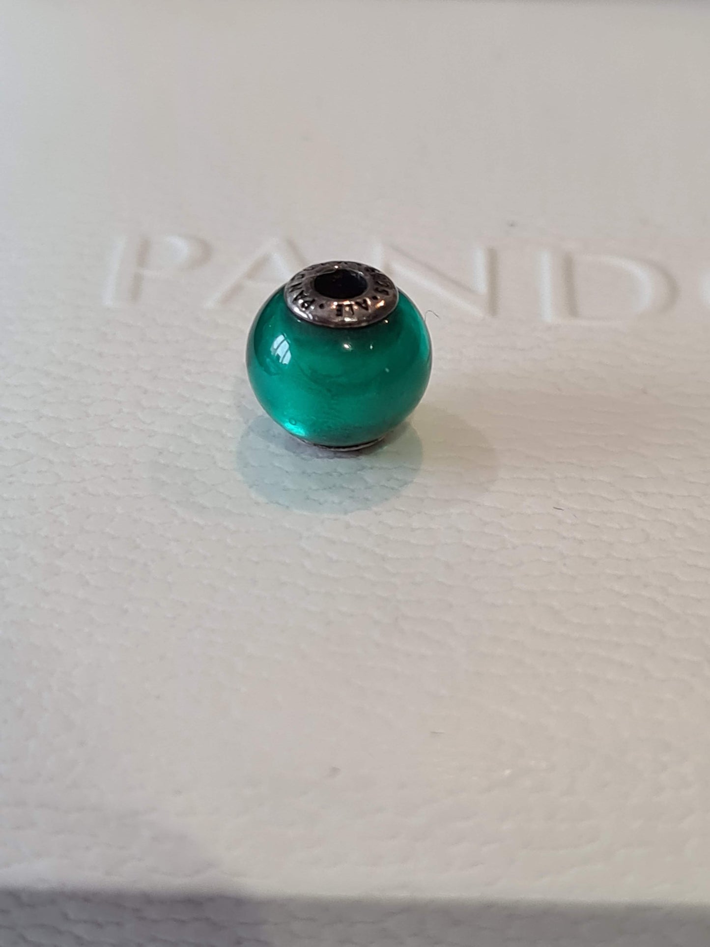 Genuine Pandora Creativity Aventurine/ Sea Green Essence Real Gemstone Charm VERY RARE