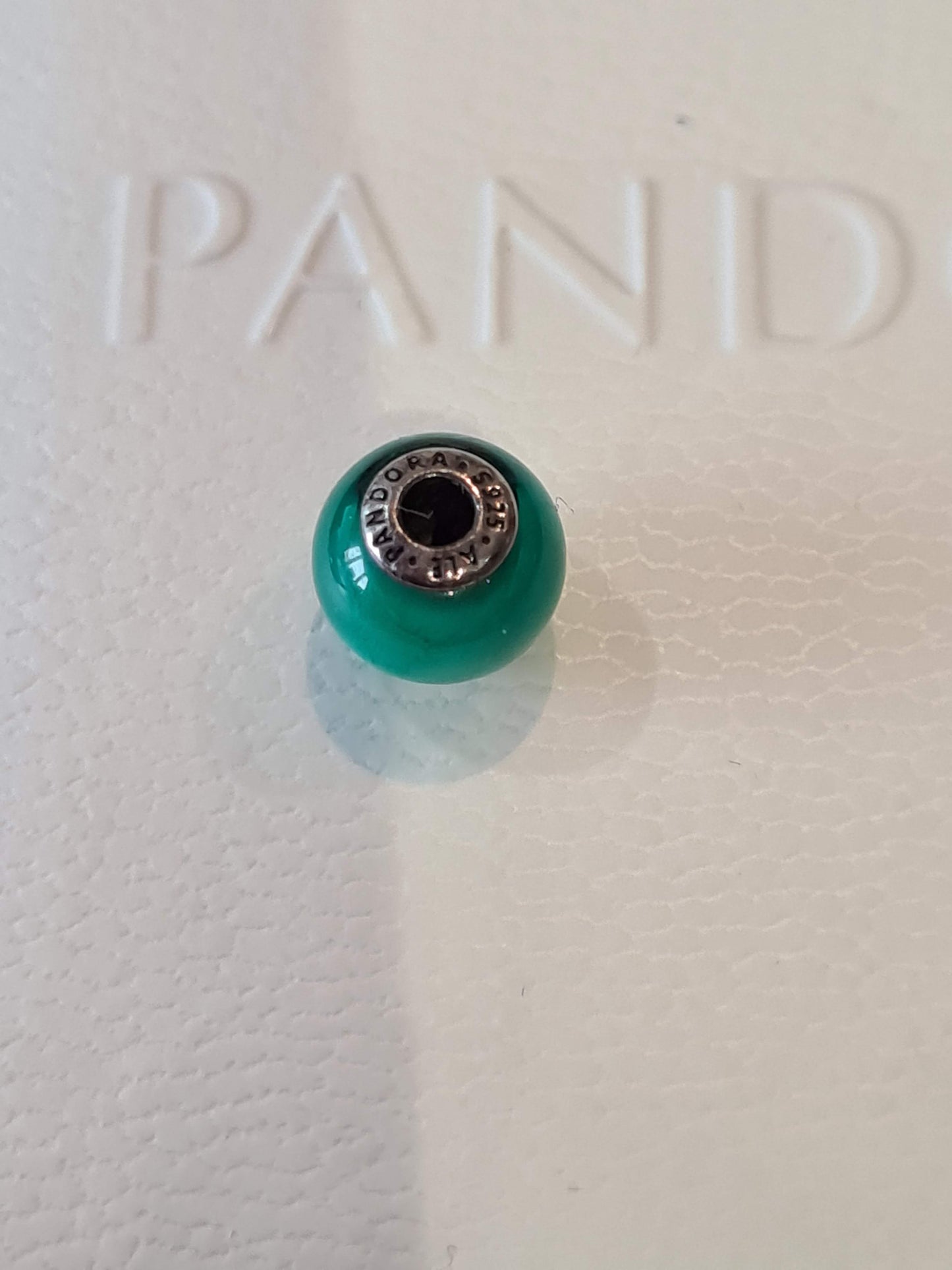 Genuine Pandora Creativity Aventurine/ Sea Green Essence Real Gemstone Charm VERY RARE