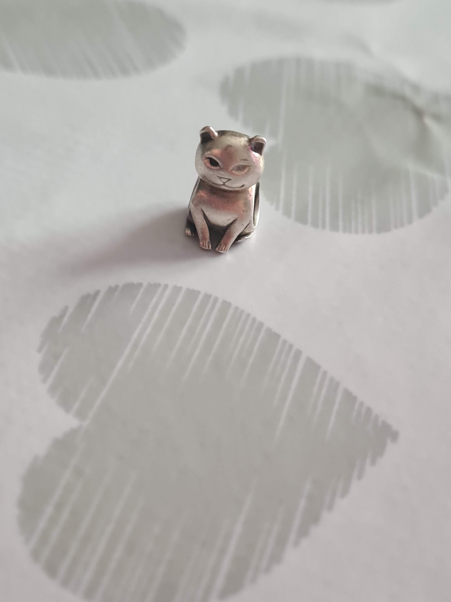 Genuine Chamilia Cat Kitten Animal Charm