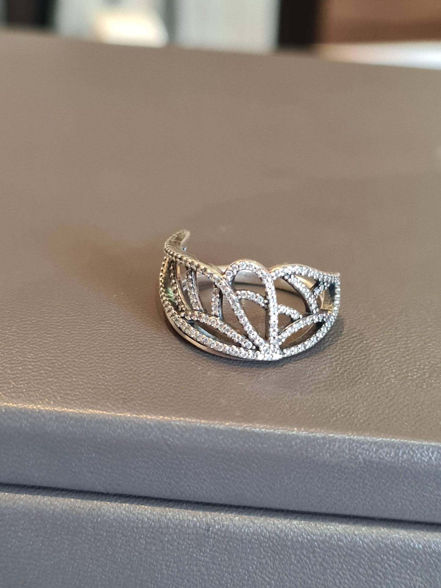 Genuine Pandora New Beginnings Butterfly Sparkle Pave Ring