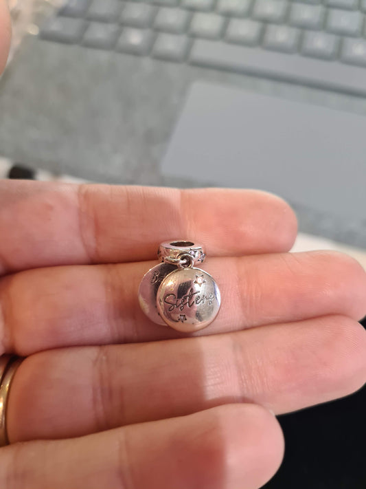 Genuine Pandora Sister Sisters Dangle Gift Charm