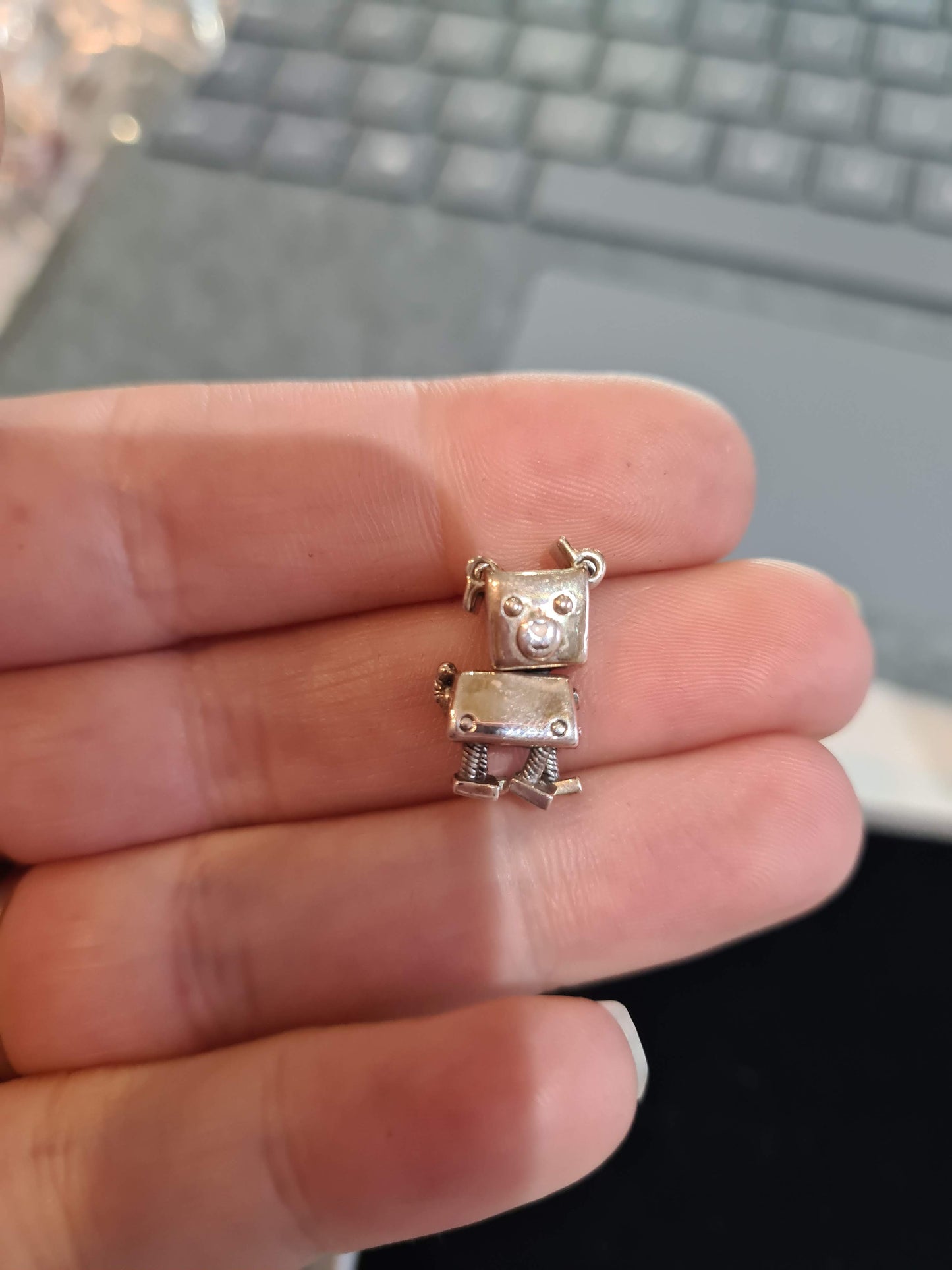 Genuine Pandora Dog Bot Robot Charm With Flappy Ears