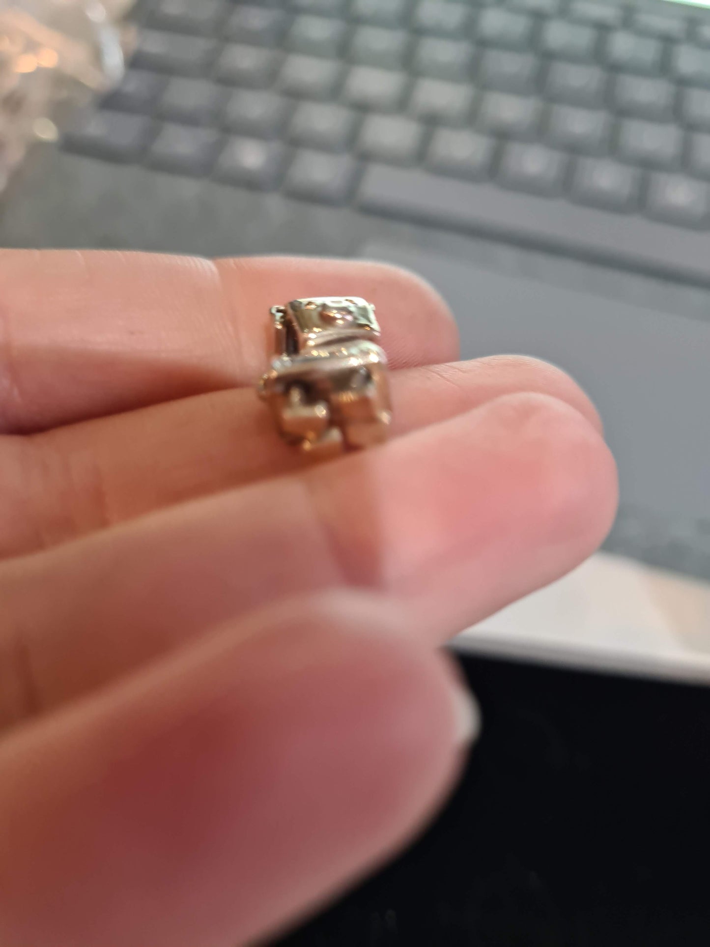 Genuine Pandora Dog Bot Robot Charm With Flappy Ears