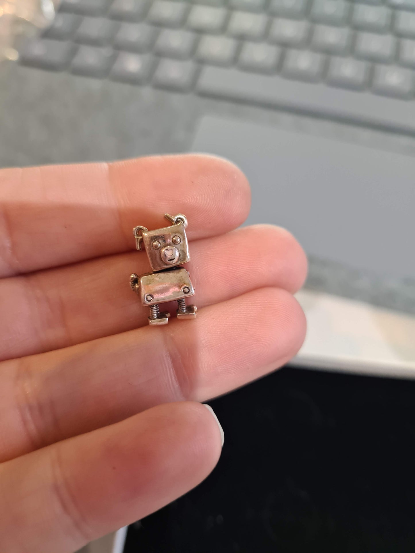Genuine Pandora Dog Bot Robot Charm With Flappy Ears