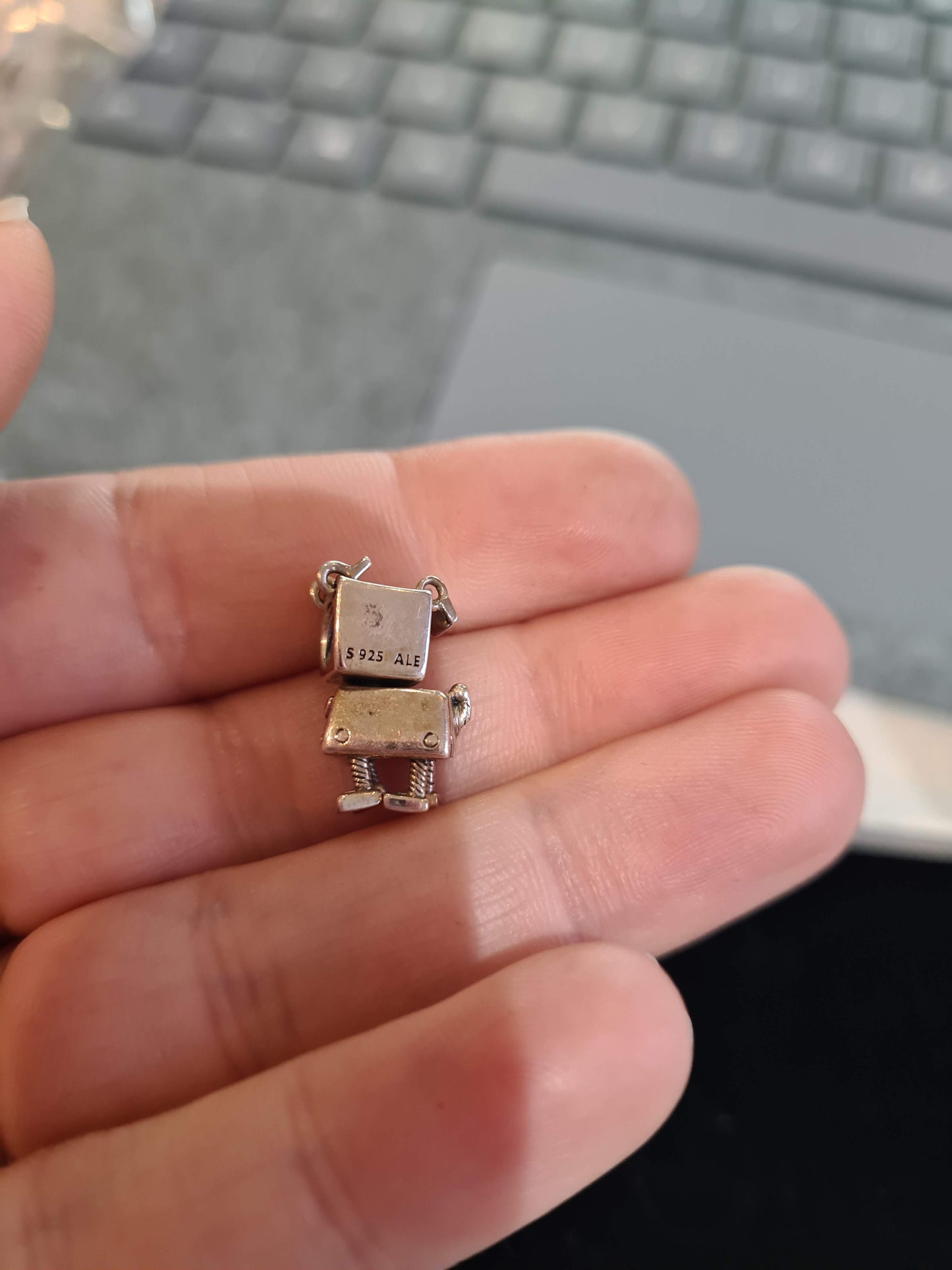 Genuine Pandora Dog Bot Robot Charm With Flappy Ears