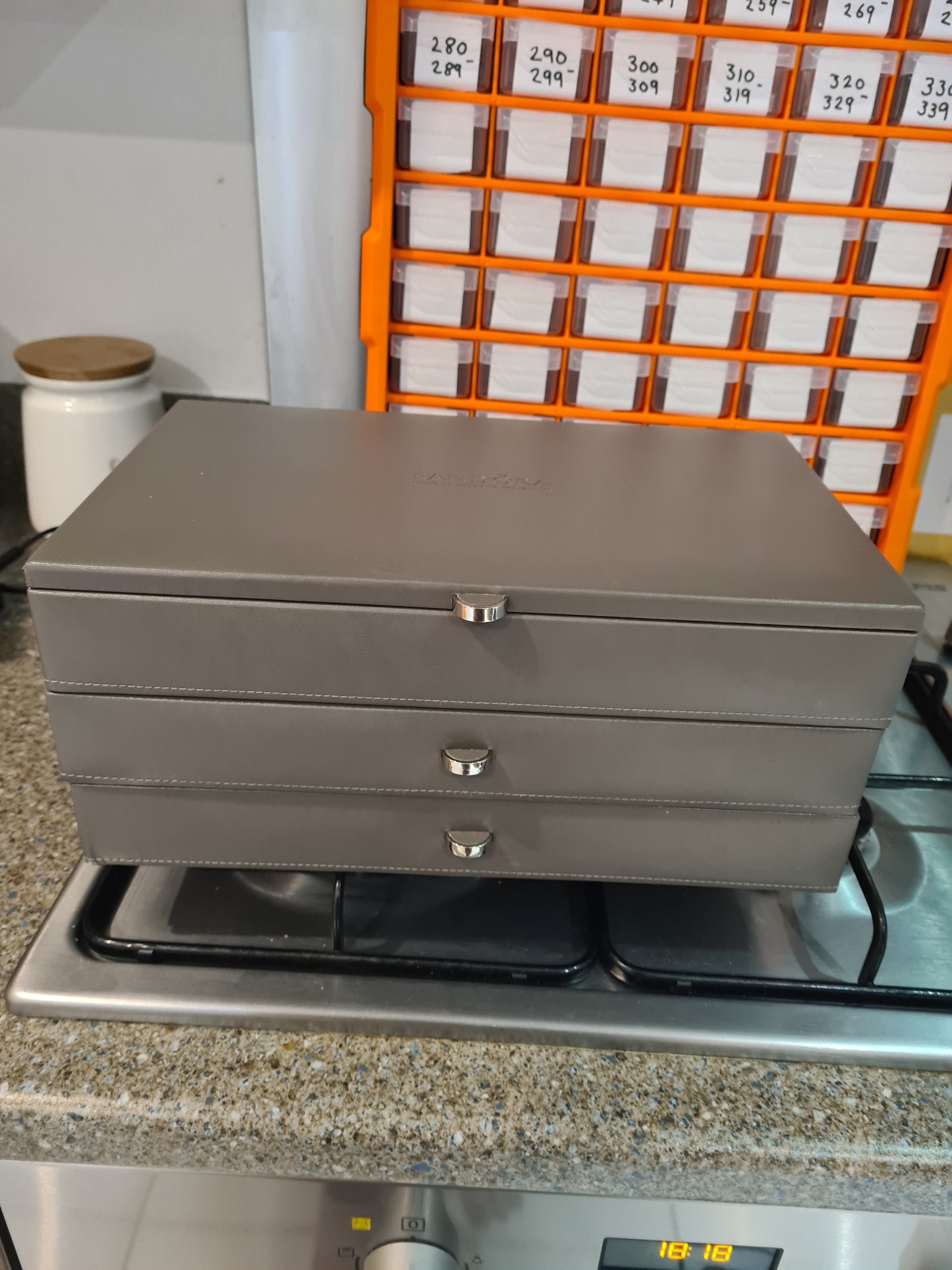 Genuine Pandora Jewellery Box Mink With 3 layers