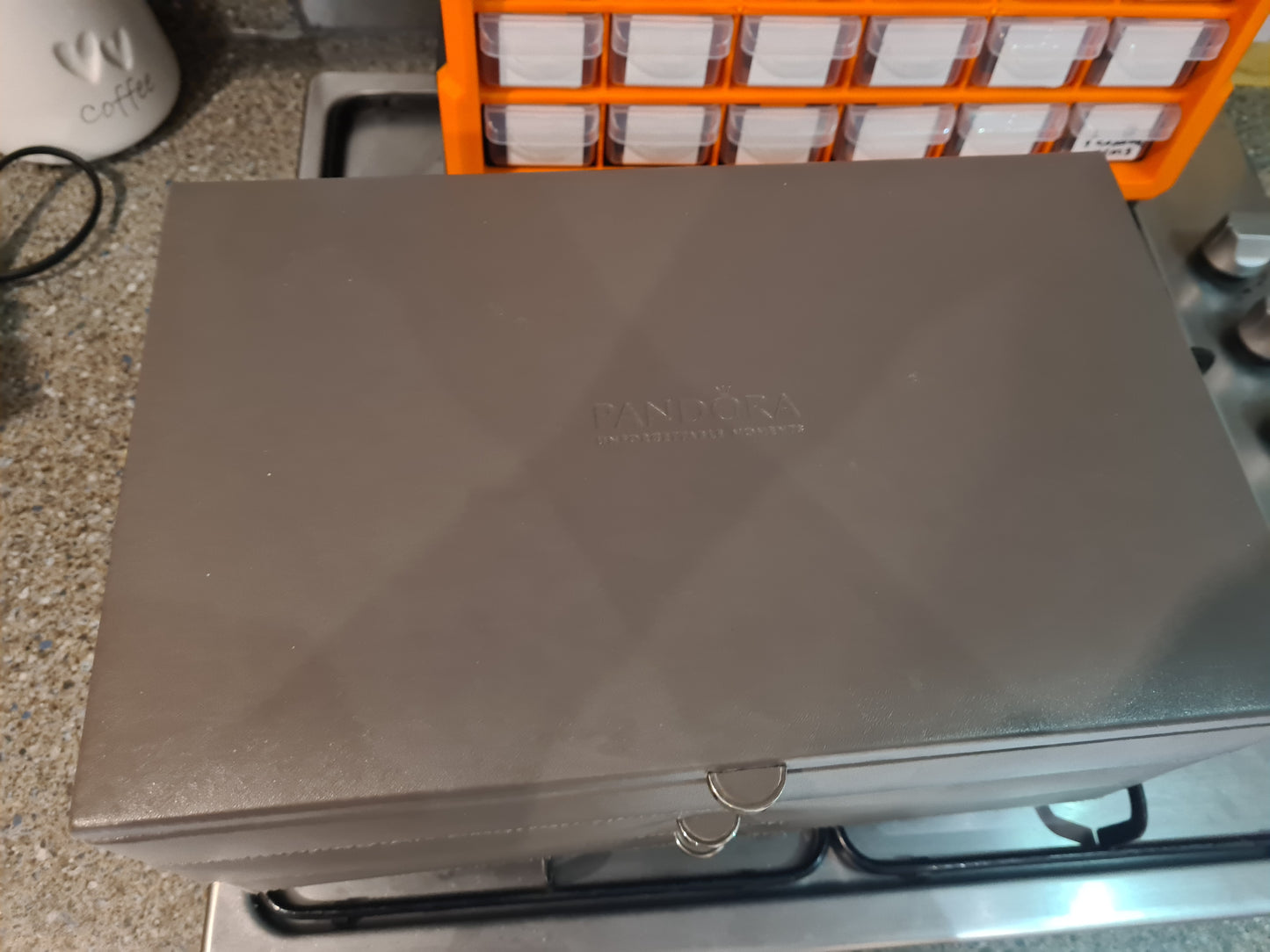 Genuine Pandora Jewellery Box Mink With 3 layers