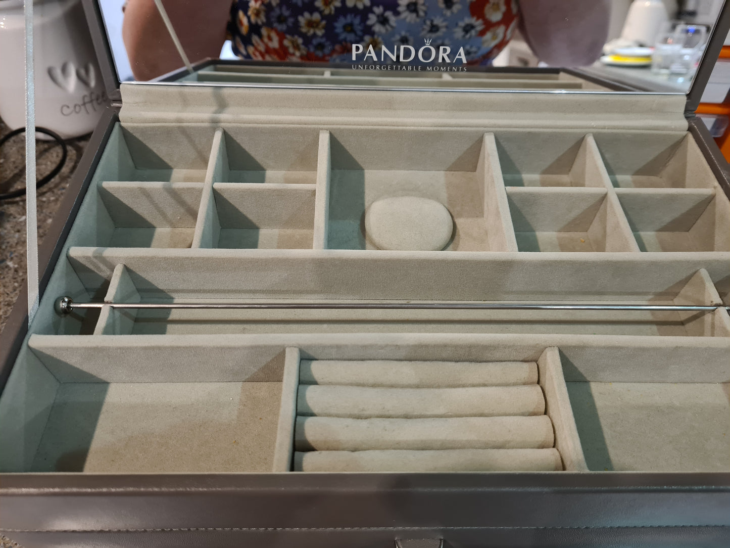 Genuine Pandora Jewellery Box Mink With 3 layers