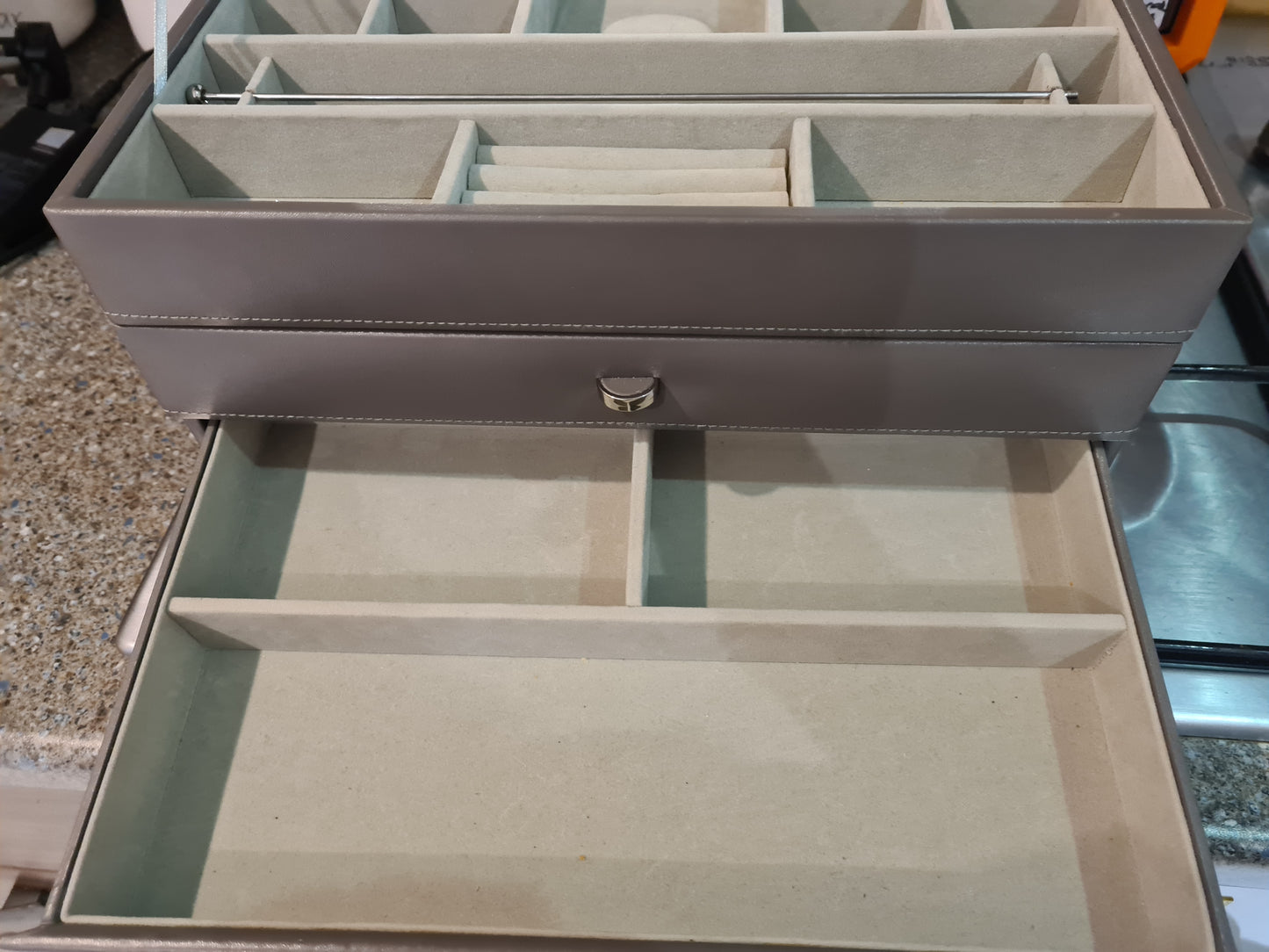 Genuine Pandora Jewellery Box Mink With 3 layers