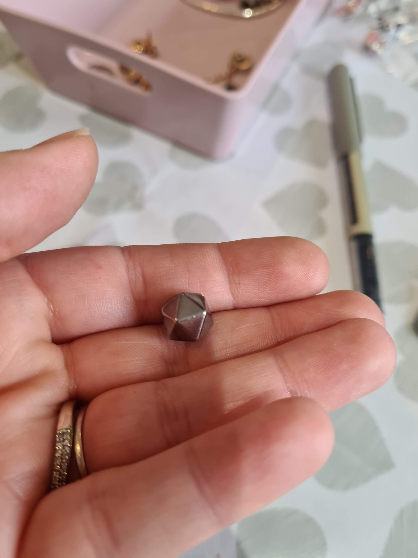 Genuine Pandora Hexagon Rare & Retired Clips x1