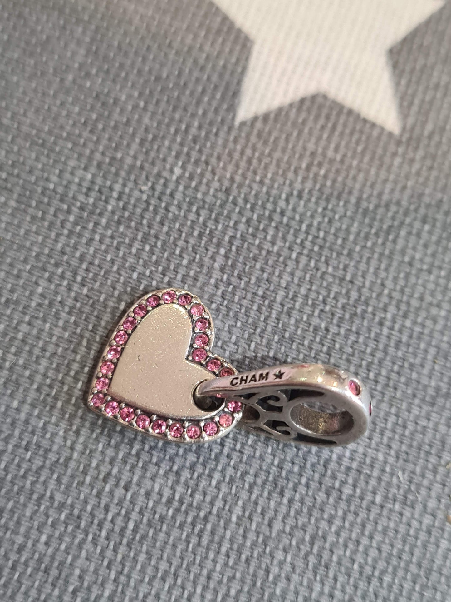 Genuine Chamilia Mum Heart Dangle Charm