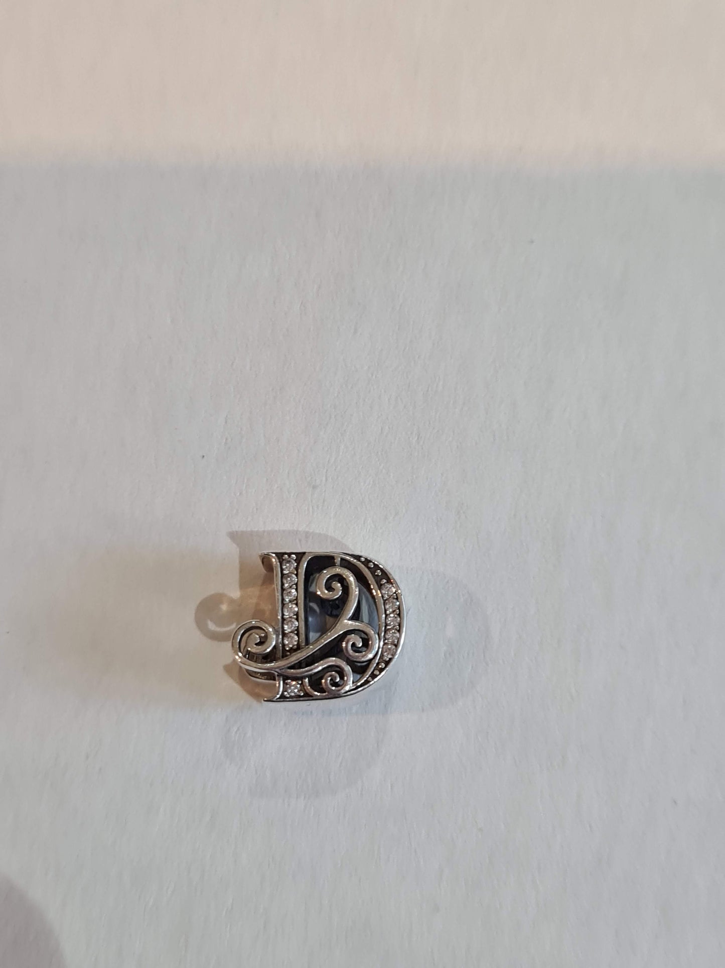 Unbranded Letter D Charm Pave Initial Charm