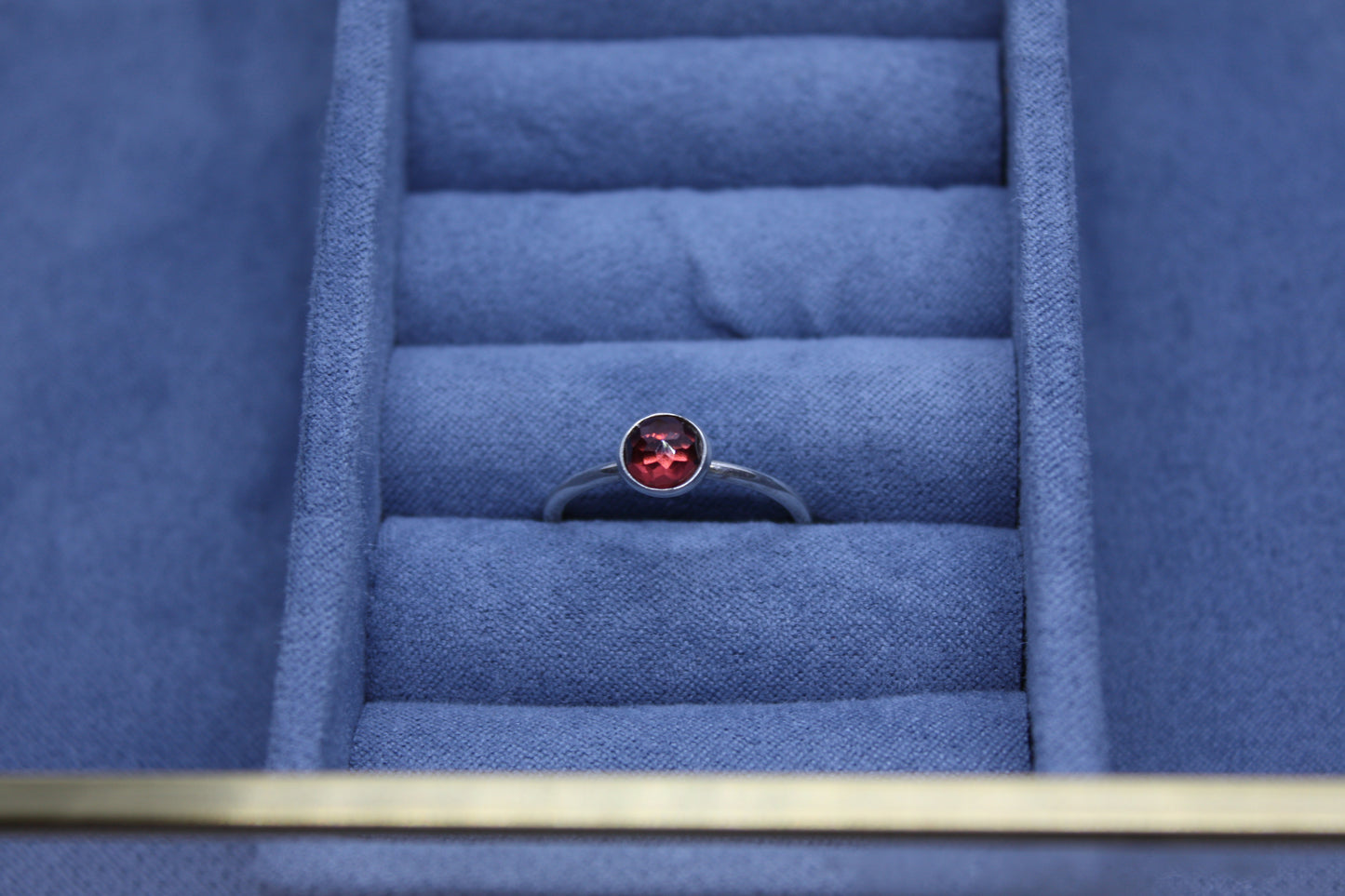 Genuine Pandora Red Garnet Birthstone Simple