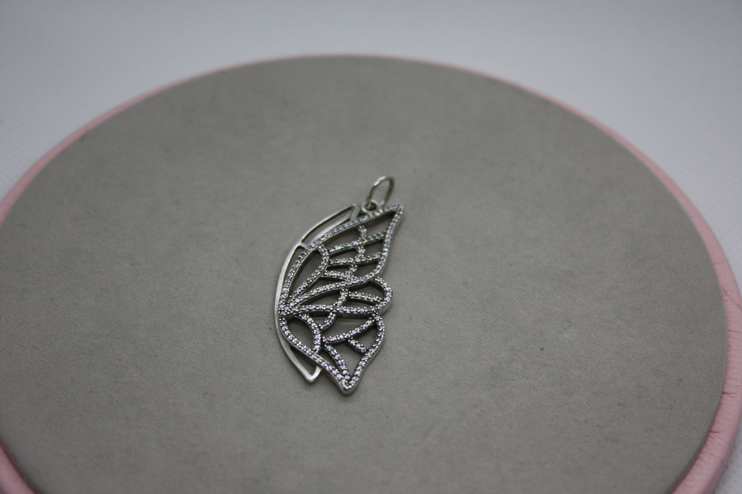 Genuine Pandora New Beginnings Butterfly Pendant Sparkle Pave With 100cm Chain