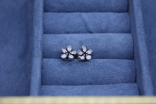 Genuine Pandora Cherry Blossom Pink Earrings