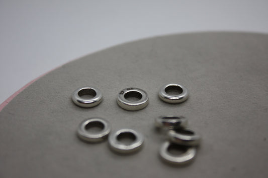 Genuine Pandora Spacers Charms Plain Silver