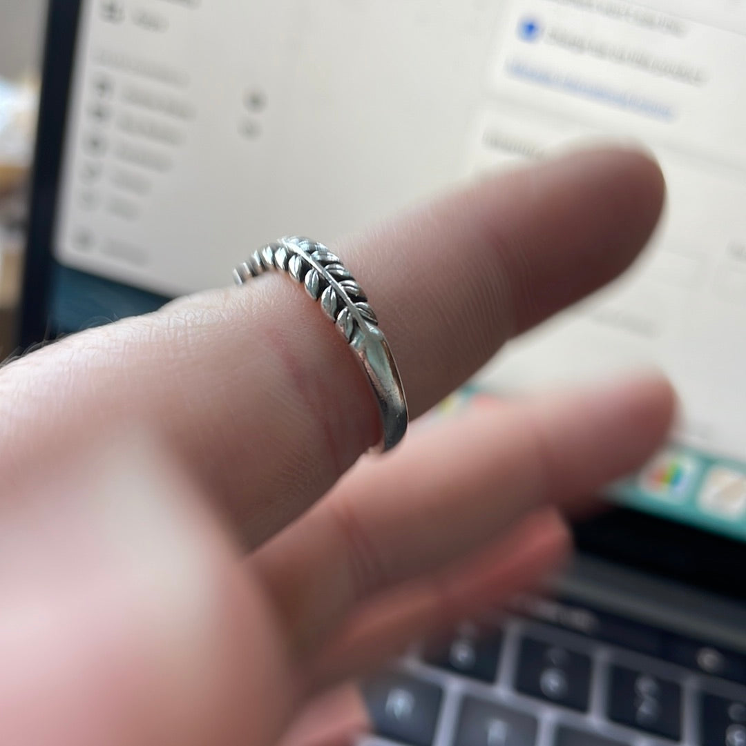 Genuine Pandora Wheat Sheaf Ring Size 64