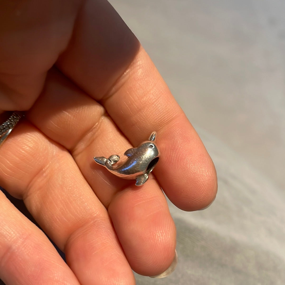Sterling Silver Dolphin Sea Animal Charm