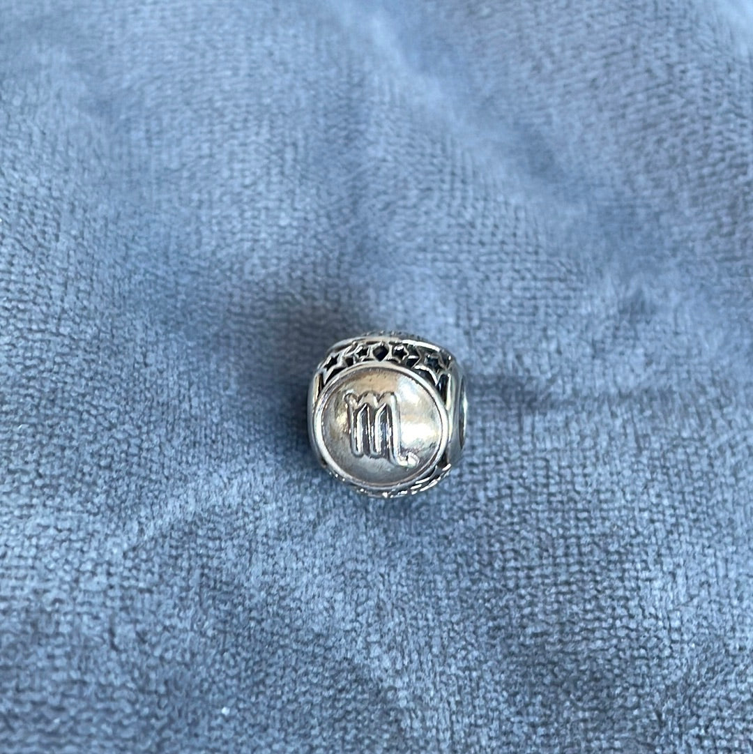 Genuine Pandora Openwork Scorpio Horoscope Charm Zodiac