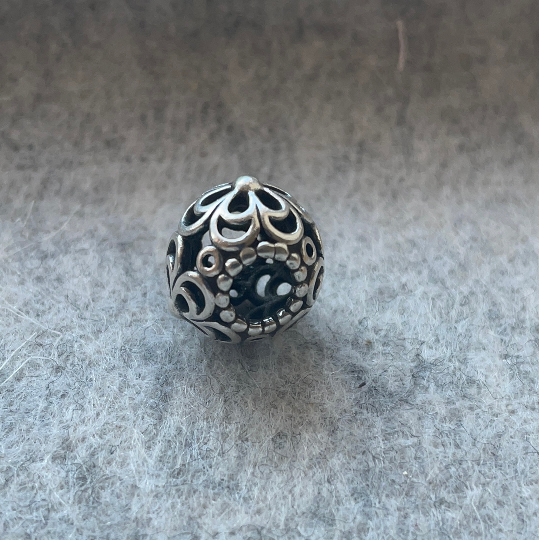 Genuine Pandora Large Flower Openwork Charm