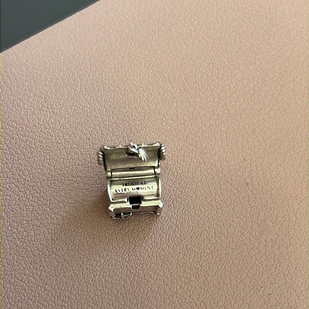Genuine Pandora Openable Seashell Dessert Island Treasure Chest 2021