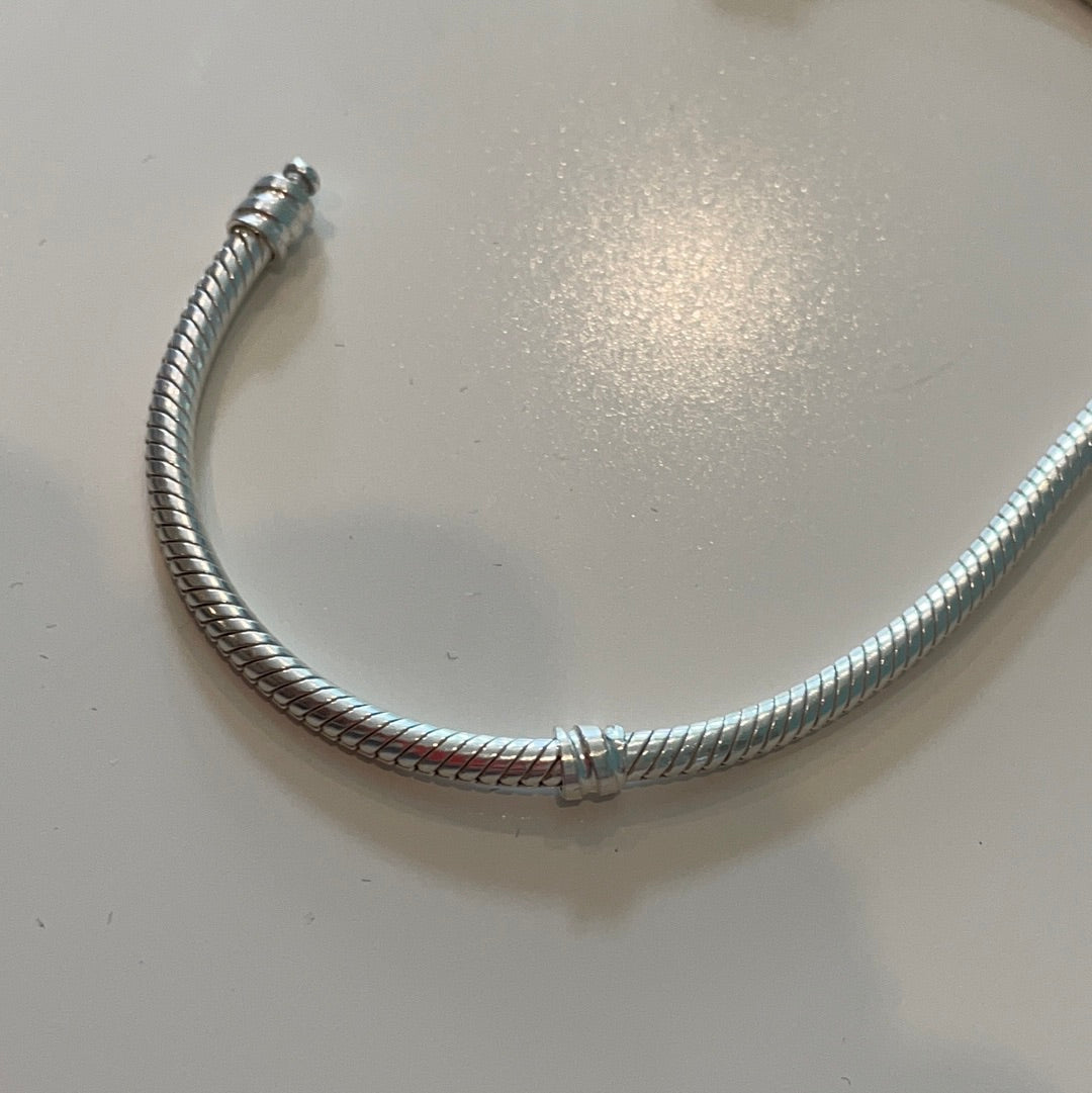 Genuine Pandora Snake Chain Moments Original Bracelet New Style Clasp 16cm