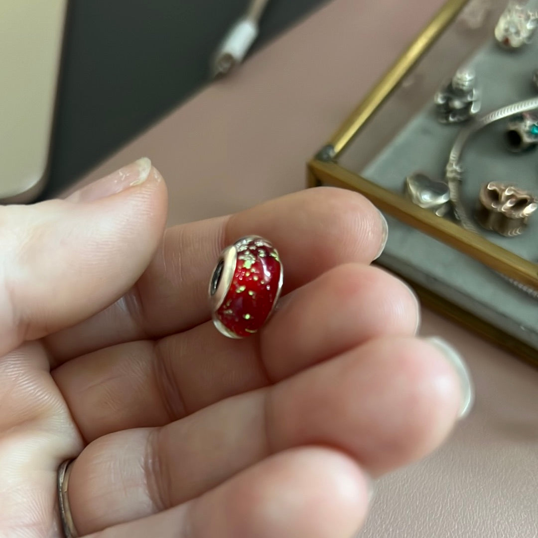 Genuine Pandora Disney Snow White Murano Charm