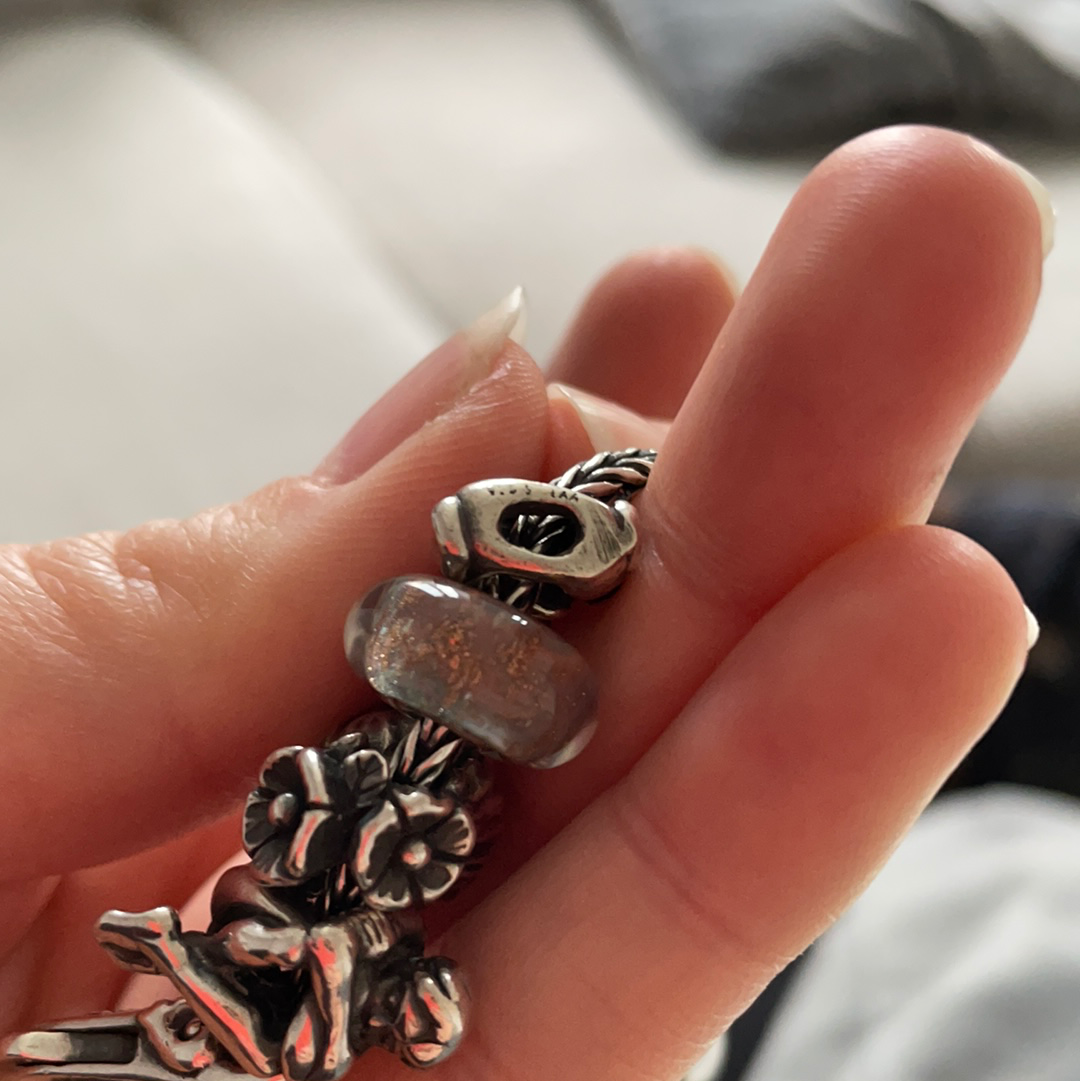 Genuine Trollbeads Love is Blind Cat and Dog Charm