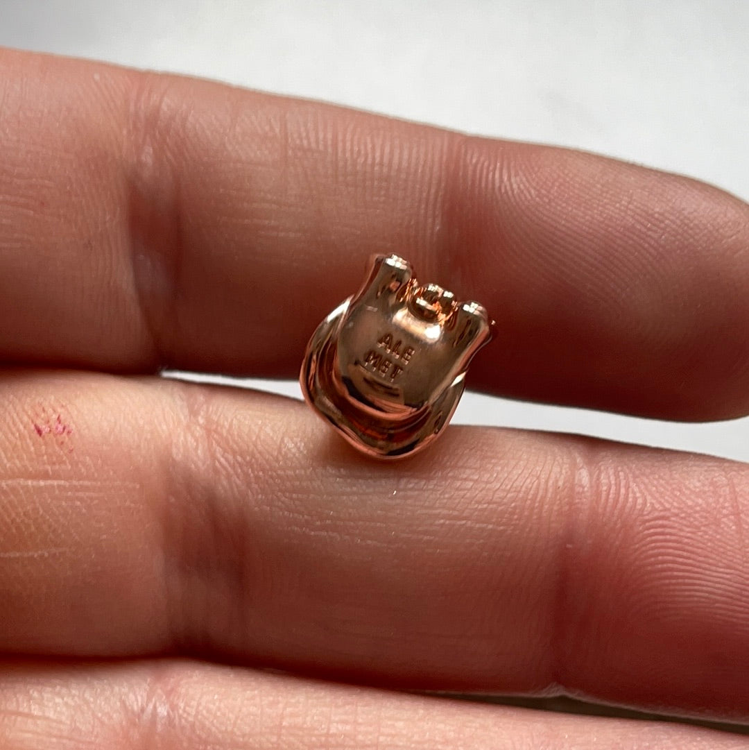 Genuine Pandora Rose Gold Dora Bear With Baby Bear Charm