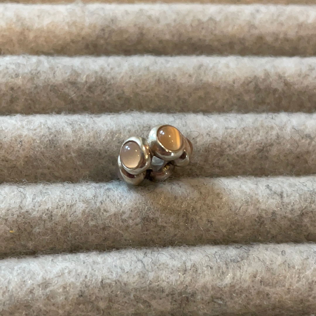 Genuine Pandora Pale Pink Spacer Cabochon