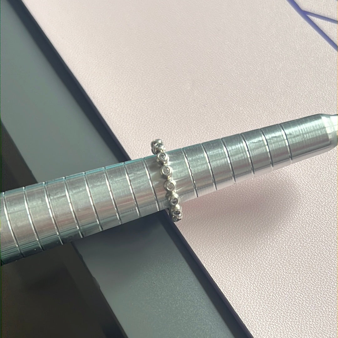 Genuine Pandora Circle CZ Ring Size 48