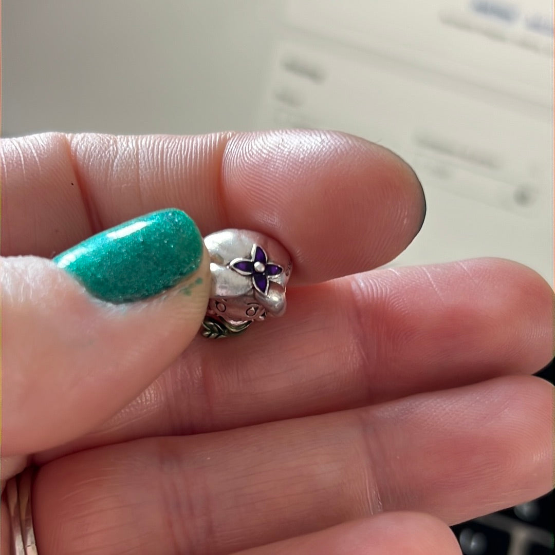Genuine Pandora Disney Ariel Baby Enamel Charm